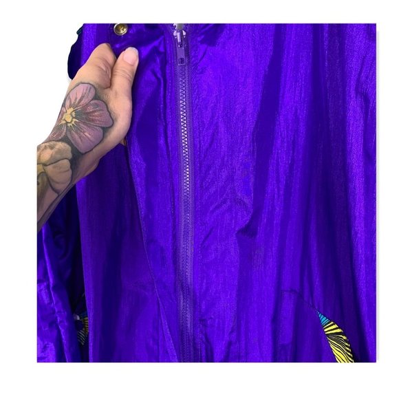 Vintage 90s Honors Athleisure Zip Up Jacket 2X - Picture 3 of 9